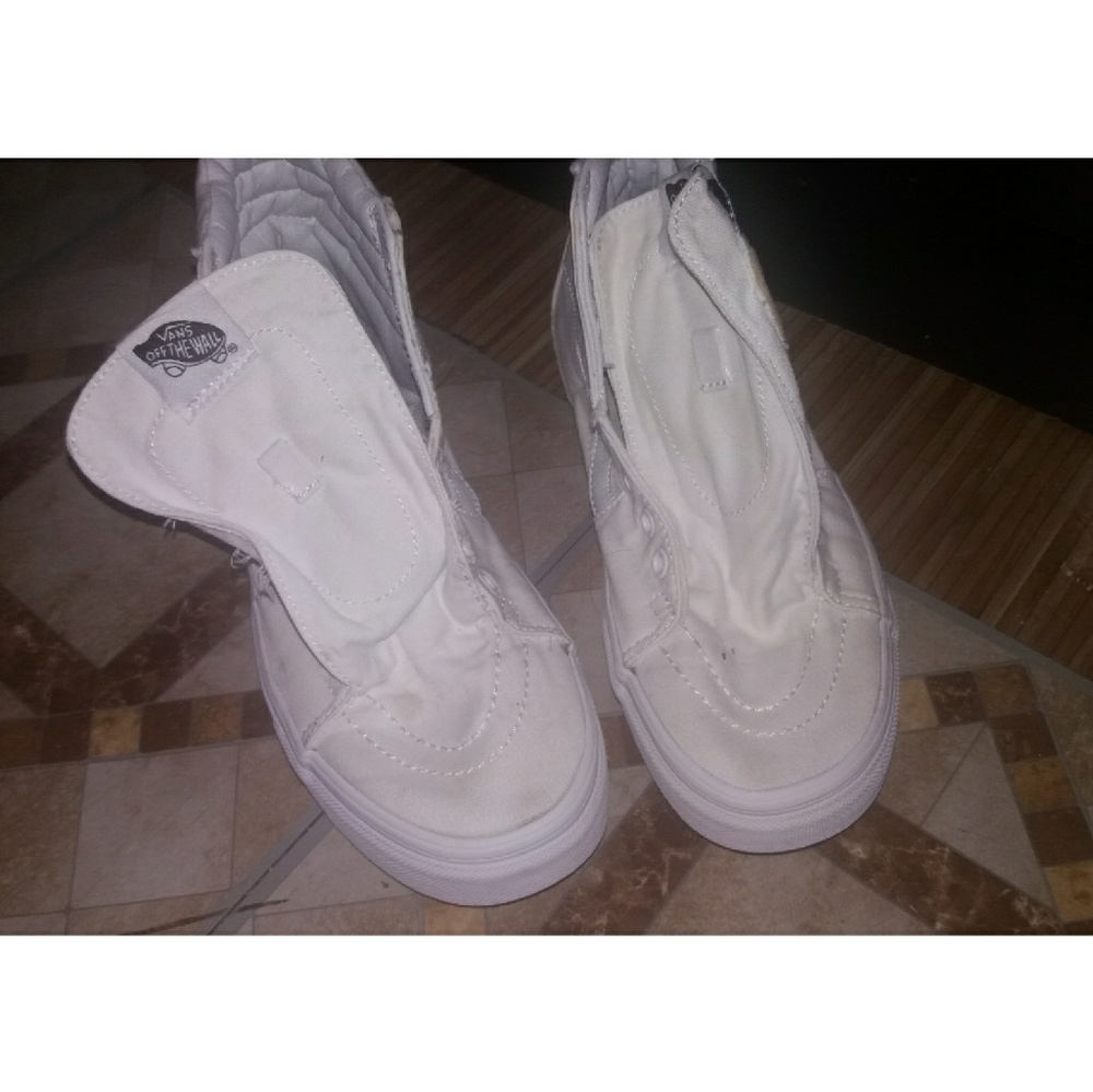 White Hightop Vans